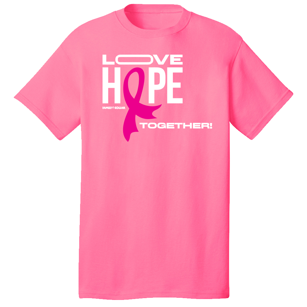 Family Dollar Breast Cancer Tee