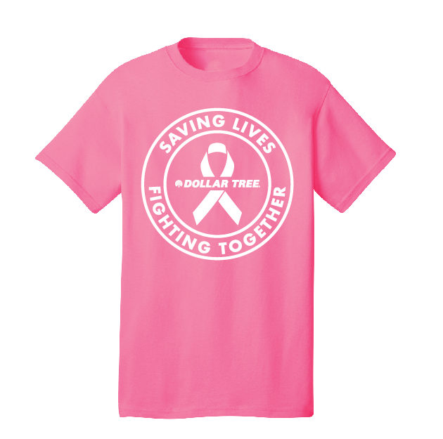 Dollar Tree Breast Cancer Tee